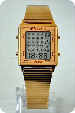 Curtis Space Invaders game watch