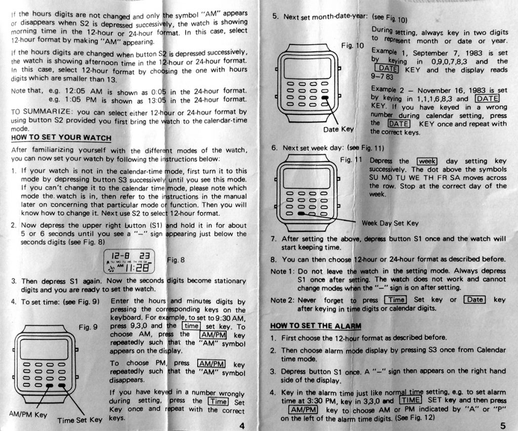Delphi calculator watch Liquid Crystal