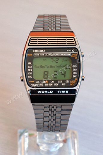 seiko world time digital watch