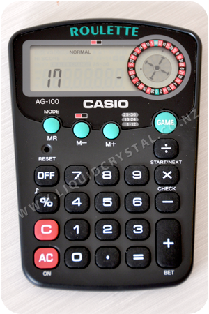Casio AG-100 Roulette calculator