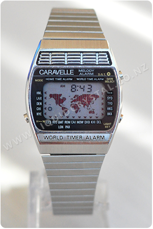 Caravelle World Time Melody Alarm