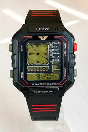 Latitude analog/digital ‘tribute’ watch