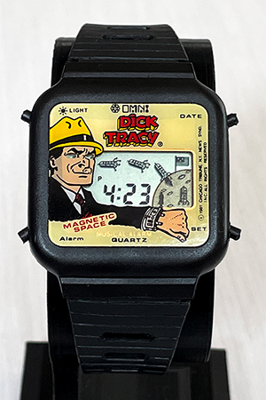 Omni Dick Tracy Magnetic Space Musical Alarm