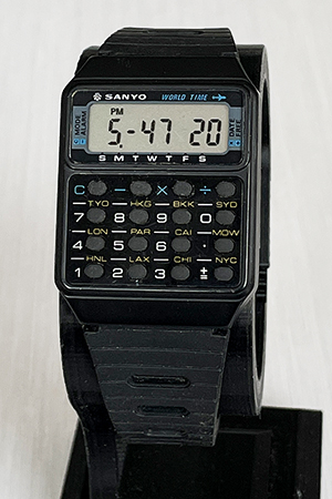 Sanyo World Time calculator watch